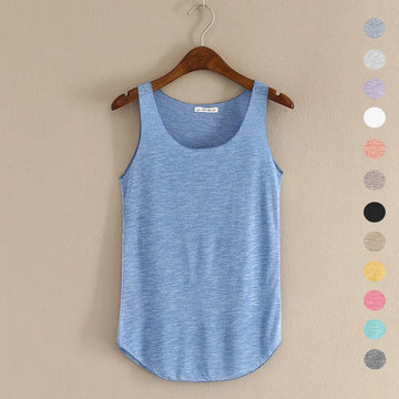 Saashi Women's Loose-Fit T-shirt, a Cotton Tank Top with a Flattering Slim Design