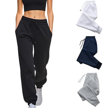 Saashi Pure Color Jogger Sweatpants for Women Casual Sporty High Quality Comfort Trousers