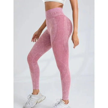 Saashi Women's Seamless Yoga Pants: High-Waisted, Butt-Lifting Running and Cycling Tights