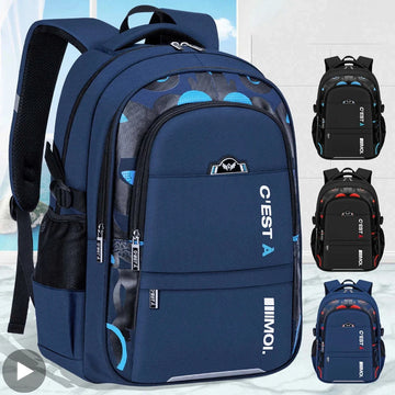 Saashi Boys School Backpack for Children Teenager Primary Student Book Bag