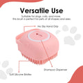 Dr. Swag Fit Pet Massage Brush, Multi-Purpose Grooming Tool for Pet with an Ergonomic Handle and Soft Silicone Circulation-Improving Grooming Tool, Ideal for Shedding Control, Stress Reduction