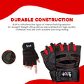 Dr. SwagFit Weight Lifting Gloves, Supportive Gym Gloves for Fitness, CrossFit, and Weight Training for Men & Women, Non-Slip, Durable Workout Gloves with Wrist Support