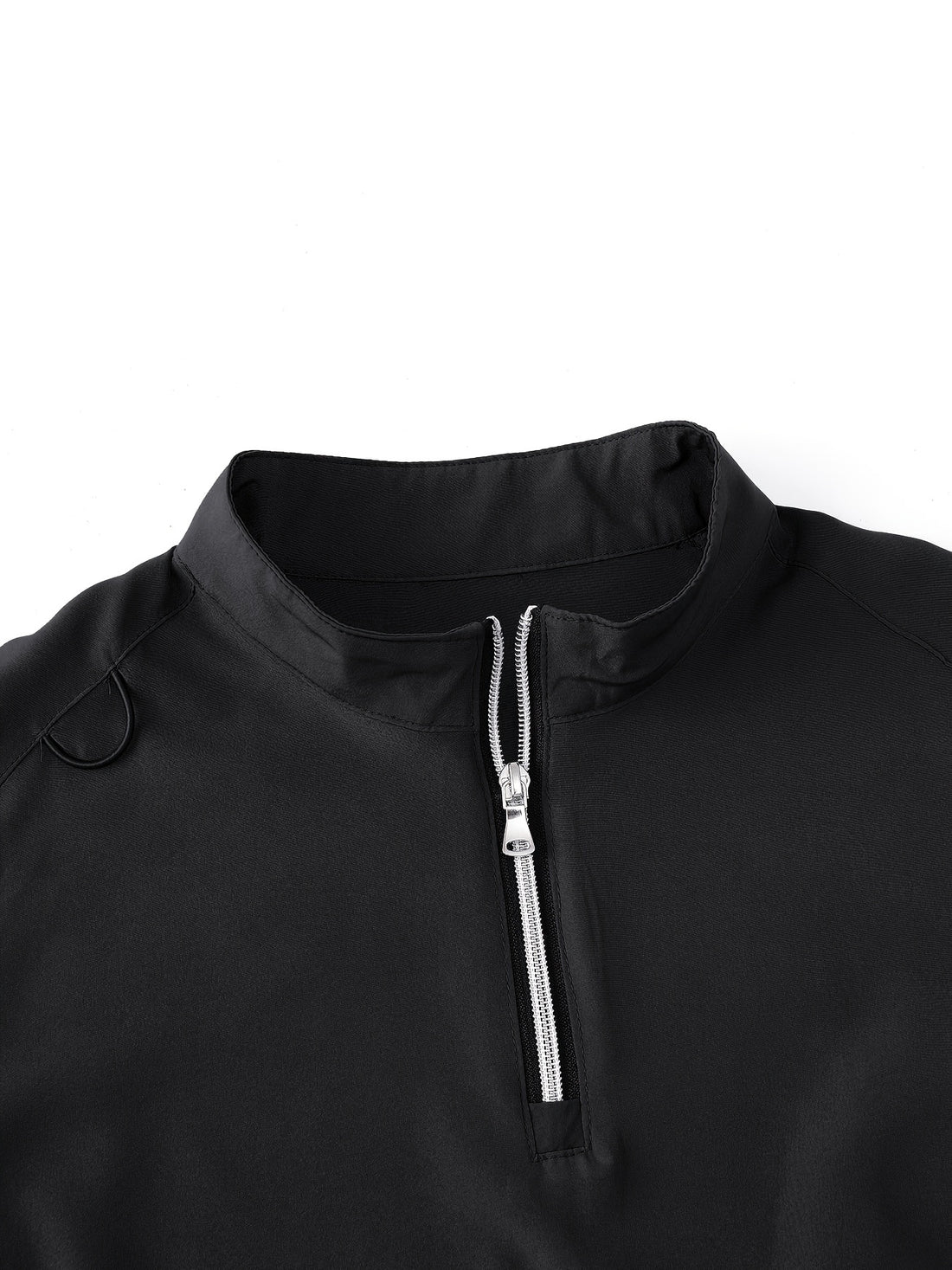 SAASHI Black Men's Workwear Set - V-Neck Top & Pants Combo