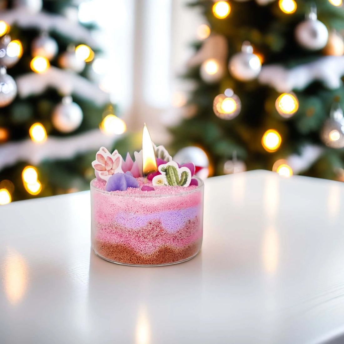 Saashi DIY Succulent Scented Candle Kit for Beginners and Kids