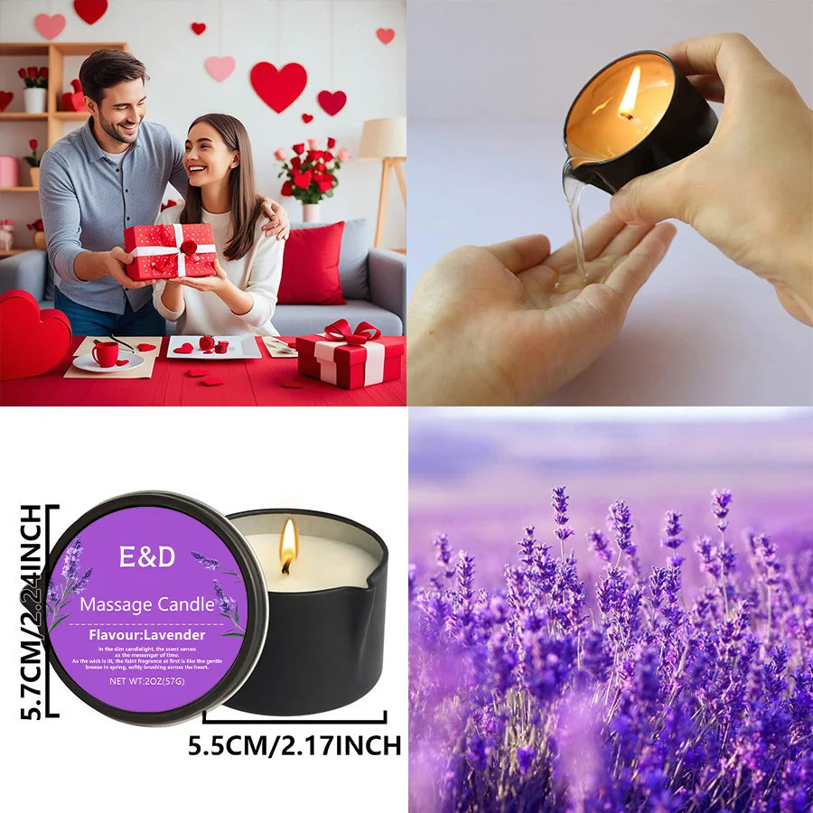 Saashi Lavender Aromatherapy Jar Candle