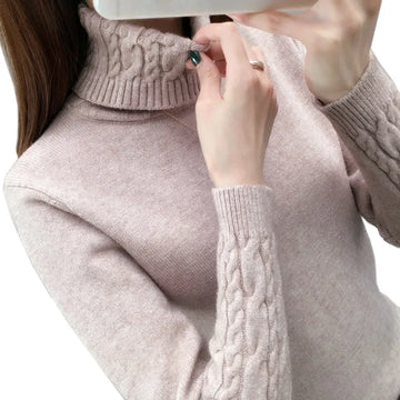 Saashi Thick Warm Turtleneck Sweater