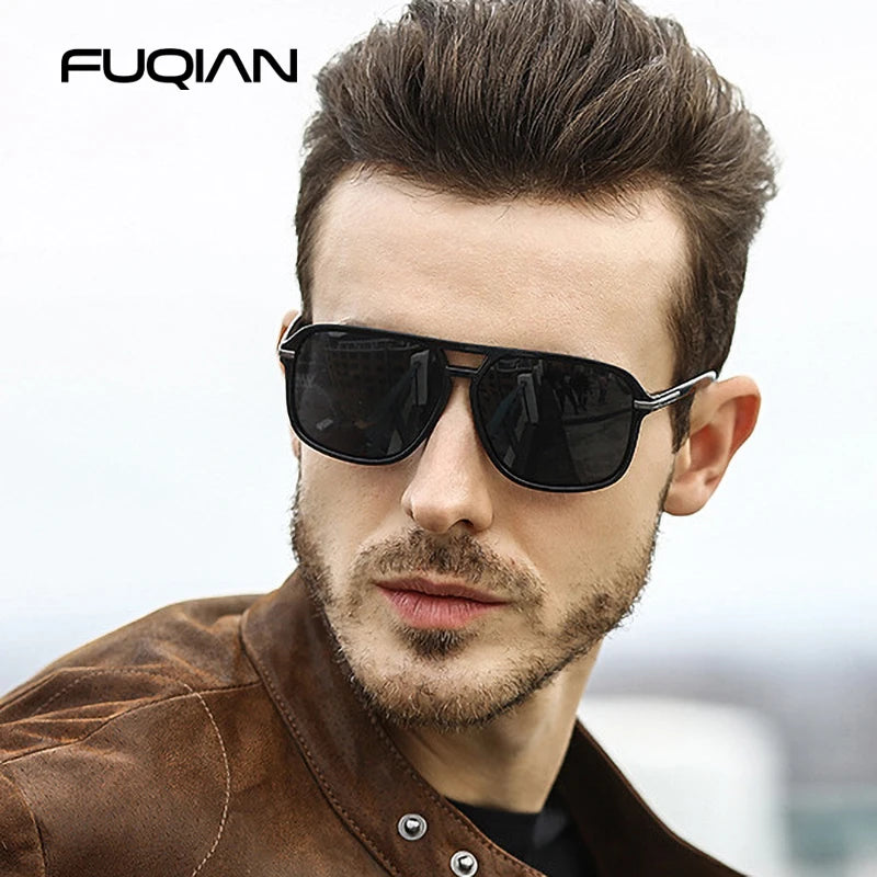 Saashi Classic Oversized Polarized Men Sunglasses Fashion Big Plastic Male Sun Glasses.