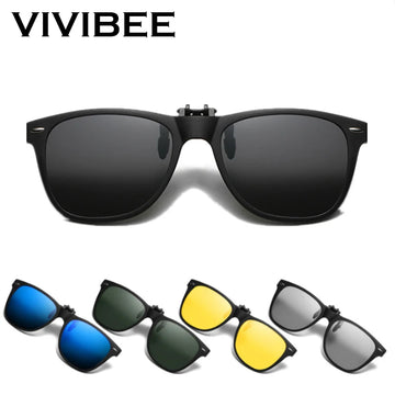 Saashi VIVIBEE Men Photochromic Polarized Flip Up Clip Sunglasses Women Driving 2026.