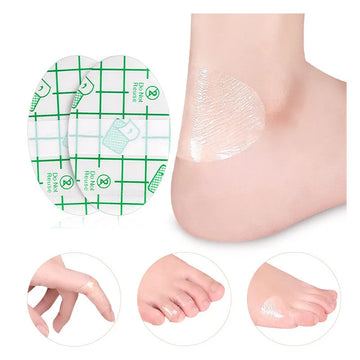 Saashi Transparent Waterproof Foot Anti-Wear Stickers (10-50pcs)