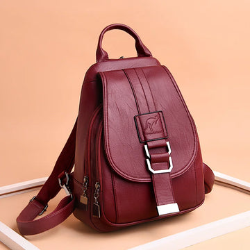 Saashi 6-Color Leather Backpack