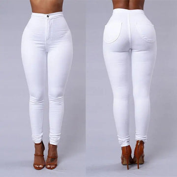 Saashi Slim Professional Women Western-Style Trousers White Black Pants