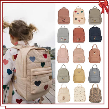Saashi KS Brand Mommy Bag Travel Children Kid Cherry Backpack Primary Schoolbag.