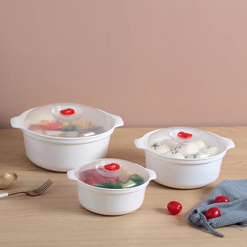 Saashi Microwave Soup & Food Heating Container with Lid