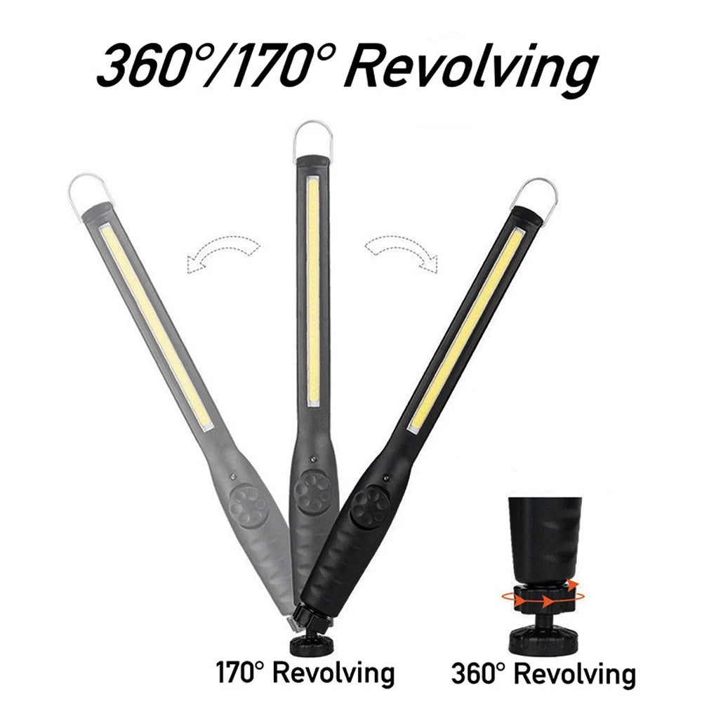 Saashi Portable COB LED Magnetic Work Light - USB Rechargeable