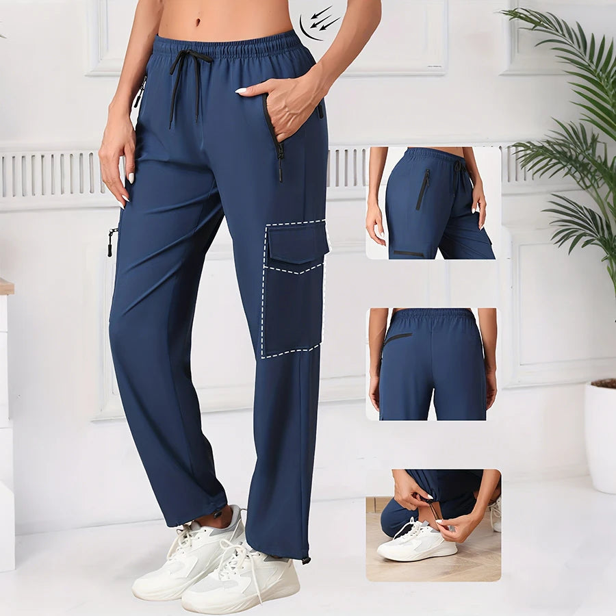 Saashi Cargo Drawstring Joggers