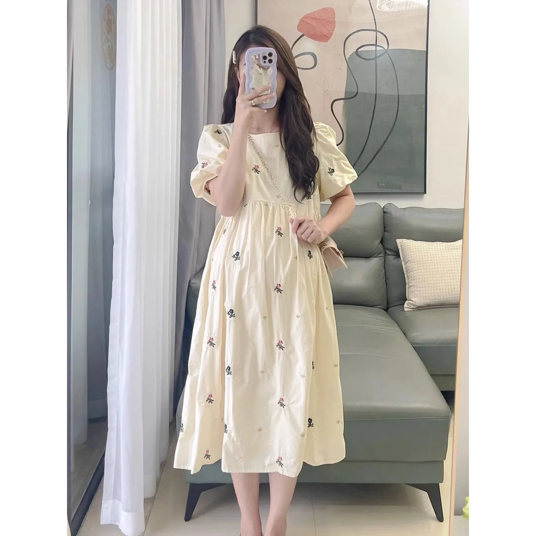 Saashi New Maternity Doll Dress - Summer Fashion A-line, Short Sleeve