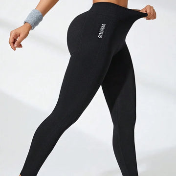 Saashi Women's Seamless Yoga Leggings: High-Waisted, Butt-Lifting Running and Gym Tights