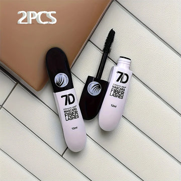 Saashi 7D Fiber Mascara Ultra Lengthening Thickening Brush False Eyelash Effect Waterproof.
