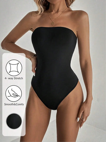 Saashi Strapless Stretch Bodysuit