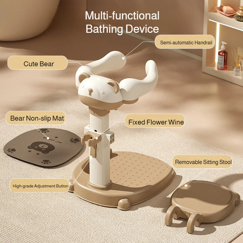 Saashi Adjustable Non-Slip Baby Bath Stand