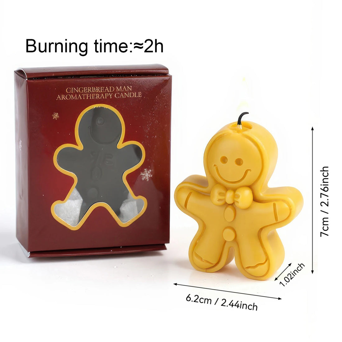 Saashi Gingerbread Christmas Candle