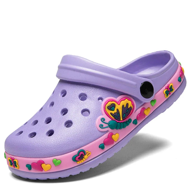 Saashi Boys Cartoon Garden Clogs – Casual Summer Beach Sandals