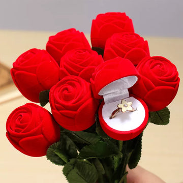 Saashi Rose Ring Box - Romantic Valentines Day Gift