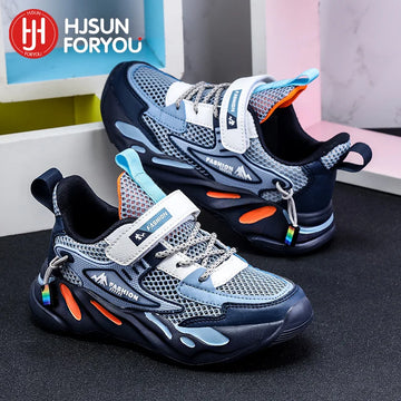 Saashi Kids Fashion Sneakers: Non-slip Breathable Mesh Casual Shoes