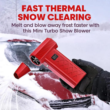 Saashi Mini Turbo Jet Fan: 130,000 RPM, 6-Gear LED Portable Air Blower