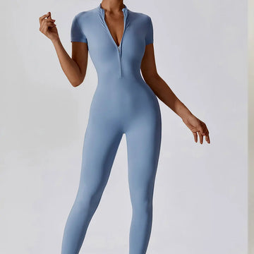 Saashi Women's Yoga Bodysuit Jumpsuit Gym Set for Training, Workout, and Fitness Sportswear