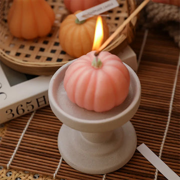 Saashi Creative Halloween Pumpkin Scented Aromatherapy Candle for Home Decor