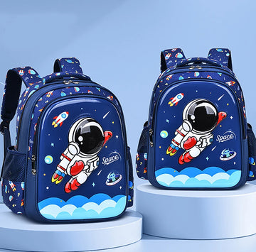 Saashi Children's Shoulder Bag Kid Backpack Cartoon 3D Stereoscopic Astronaut Little Boy.