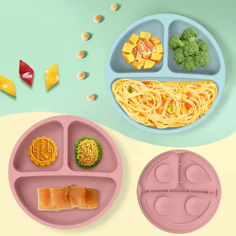 Saashi Food Grade Silicone Baby Feeding Dish Set
