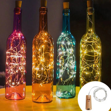 Saashi Wine Bottle String Lights