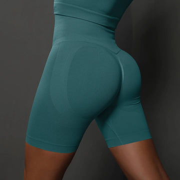 Saashi Breathable High-Waist Summer Yoga Shorts