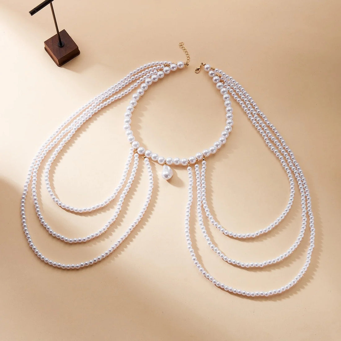 Saashi Baroque Pearl Chain Necklace