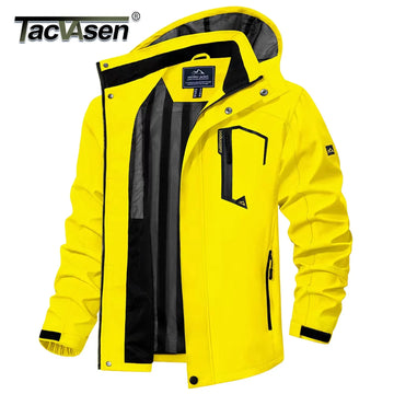 Saashi Labor Day Lightweight Waterproof Windbreaker Jacket – Men’s Mesh-Lined Hiking, Fishing & Outdoor Rain Coat