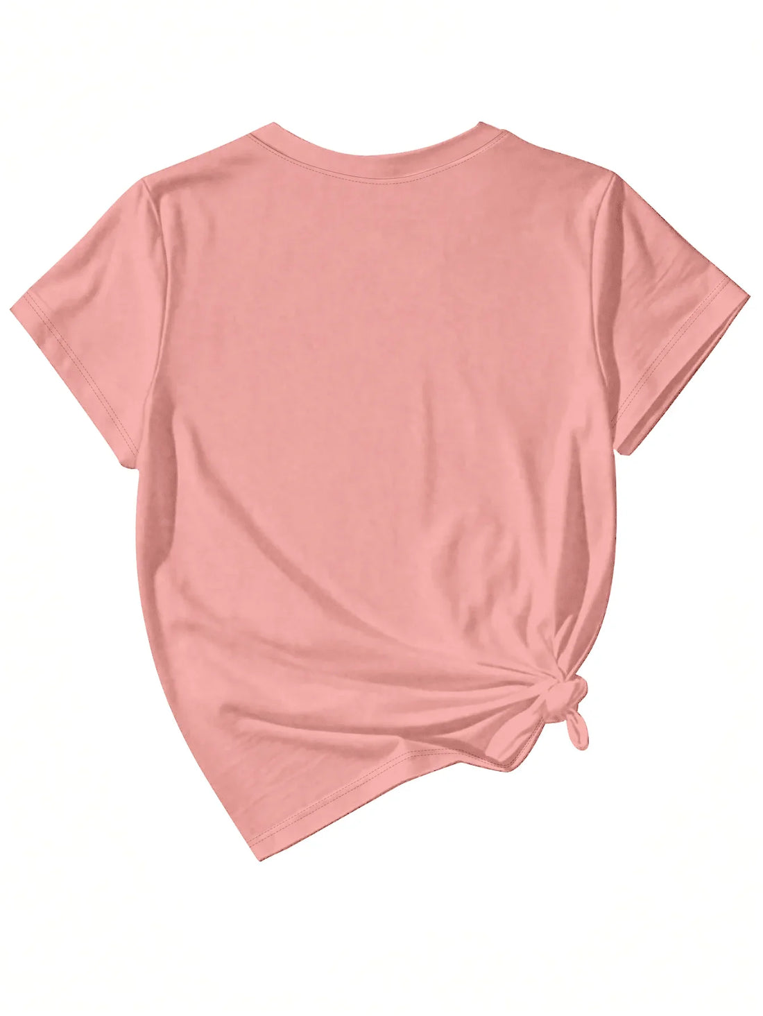 Saashi Plus Size Sarcastic Cat Graphic Tee for Women Loose Fit Pink Short Sleeve T-Shirt