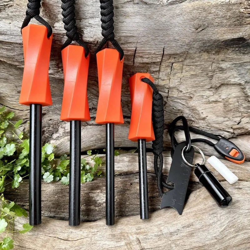 Saashi Bear Grylls Emergency Fire Starter Kit with Compass & Whistle