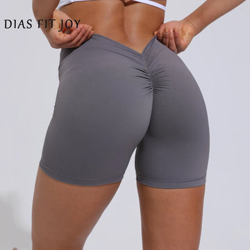 Saashi V-Back shorts High waisted yoga shorts women