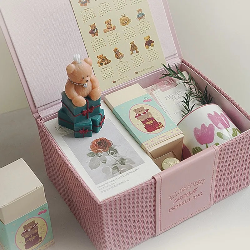 Saashi Bear Scented Candle Ornament Creative Christmas Fragrance Decor Gift Souvenir for Holiday Atmosphere