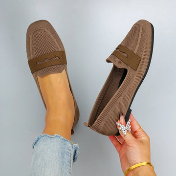 Saashi Women's Summer Breathable Mesh Flat Shoes Casual Sneakers Clearance Free Shipping.