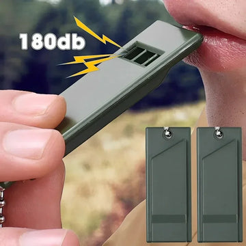 Saashi 3-Frequency High Decibel Survival Whistle for Camping & Hiking