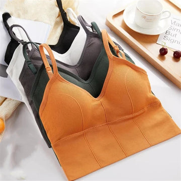 Saashi Womens Seamless Tube Top Bralette Beauty Back Push Up Sports Bra Sexy Underwear