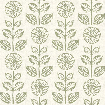 Saashi Vintage Tulip Floral Wallpaper (Beige, Peel & Stick)