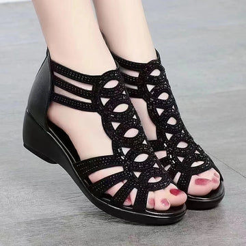Saashi Soft Leather Roman Sandals