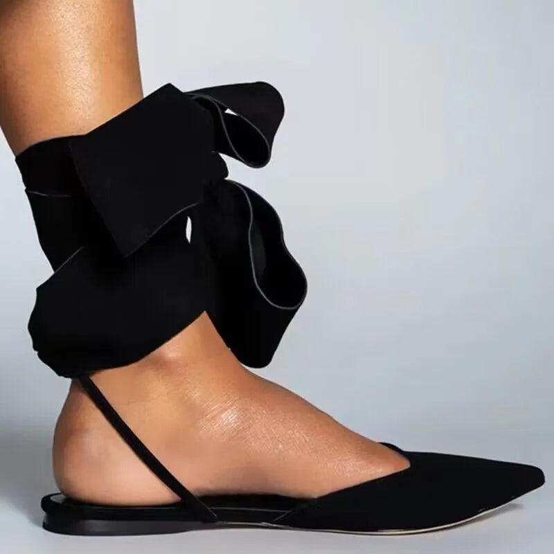Saashi Women's European Style Pointed Toe Sandals with a Comfortable Fit & Large Sizes