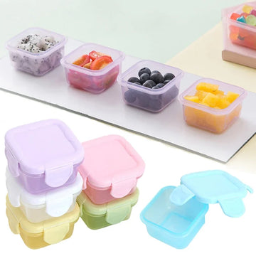 Saashi Mini Food-grade Thickened Sealed Fresh Box 60ml Portable Baby Storage Freezer.