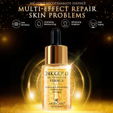 Saashi 24k Gold Face Serum for Anti-Aging