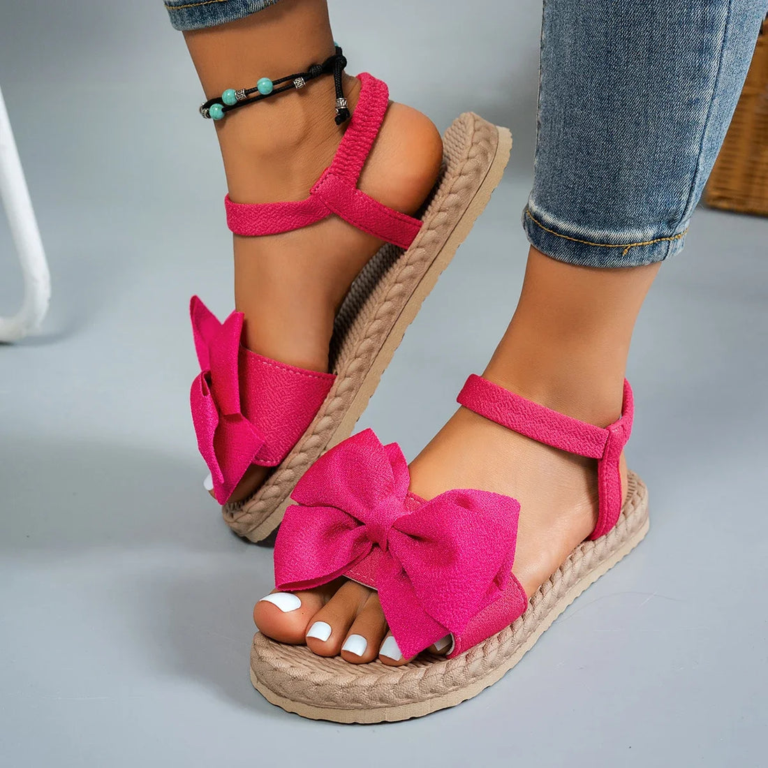 Saashi Lightweight Bow Beach Sandals